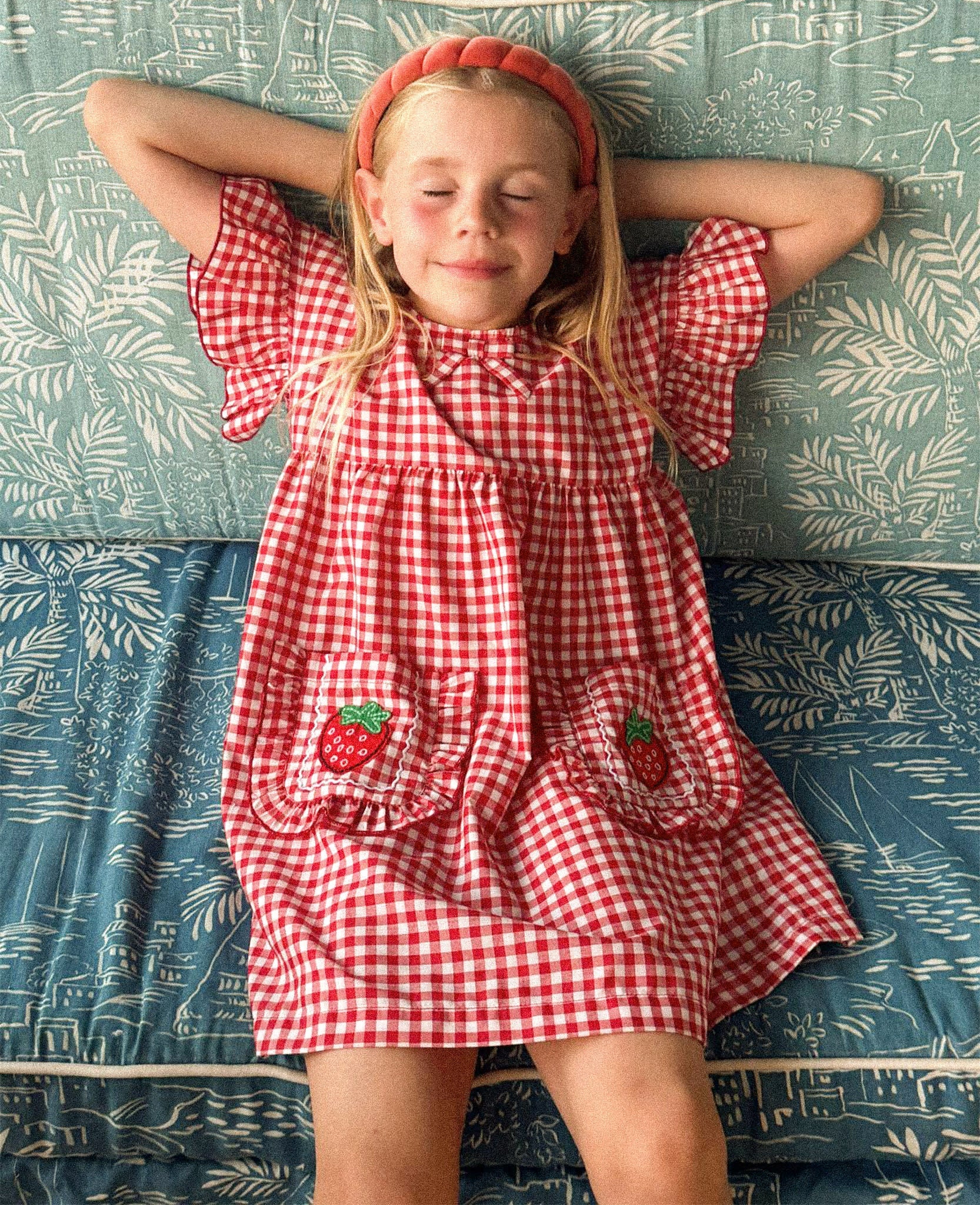 Sissel Edelbo Ohio MINI Dress - Red Checks