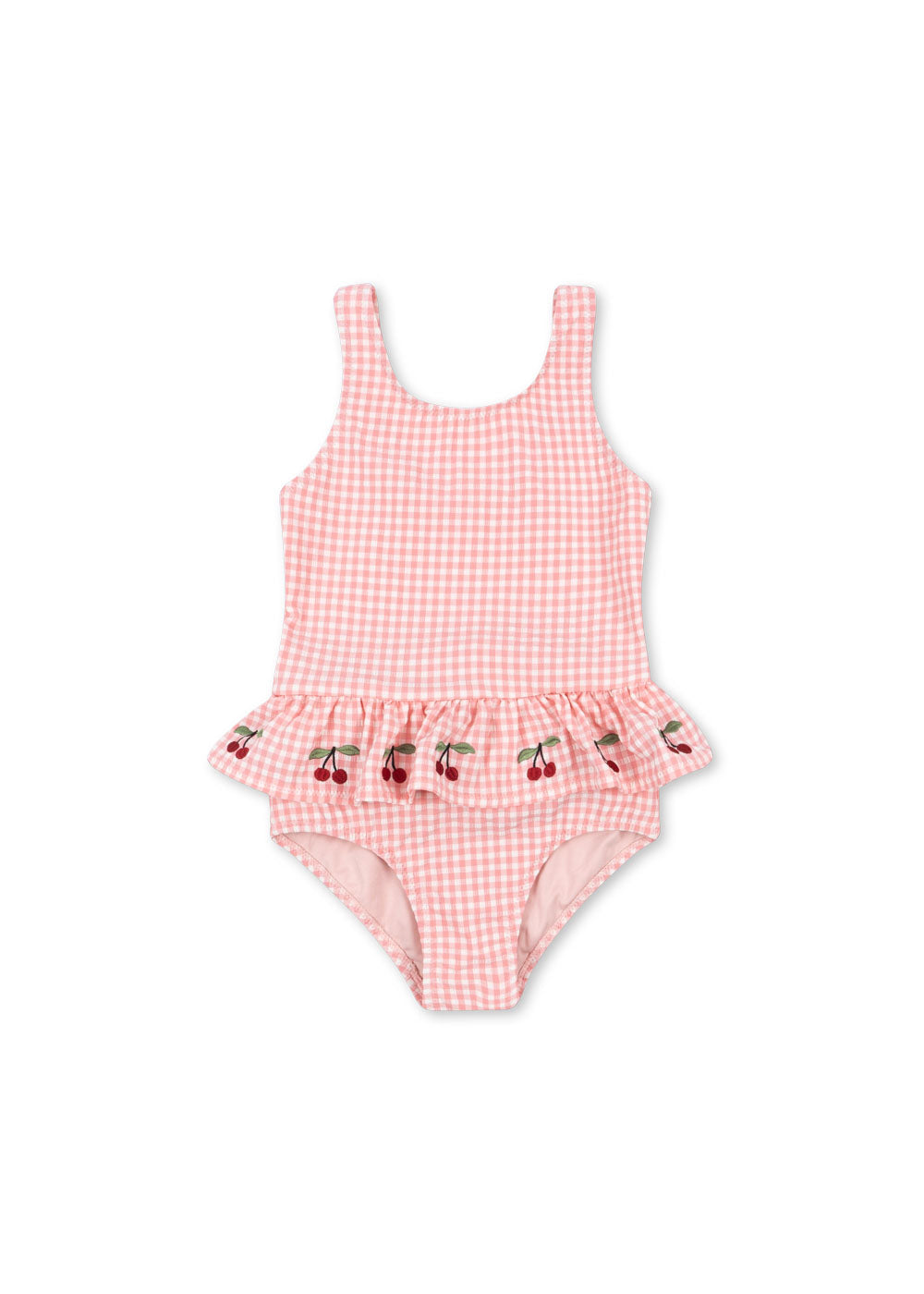 Konges Sløjd Soline girls swimsuit in geranium pink