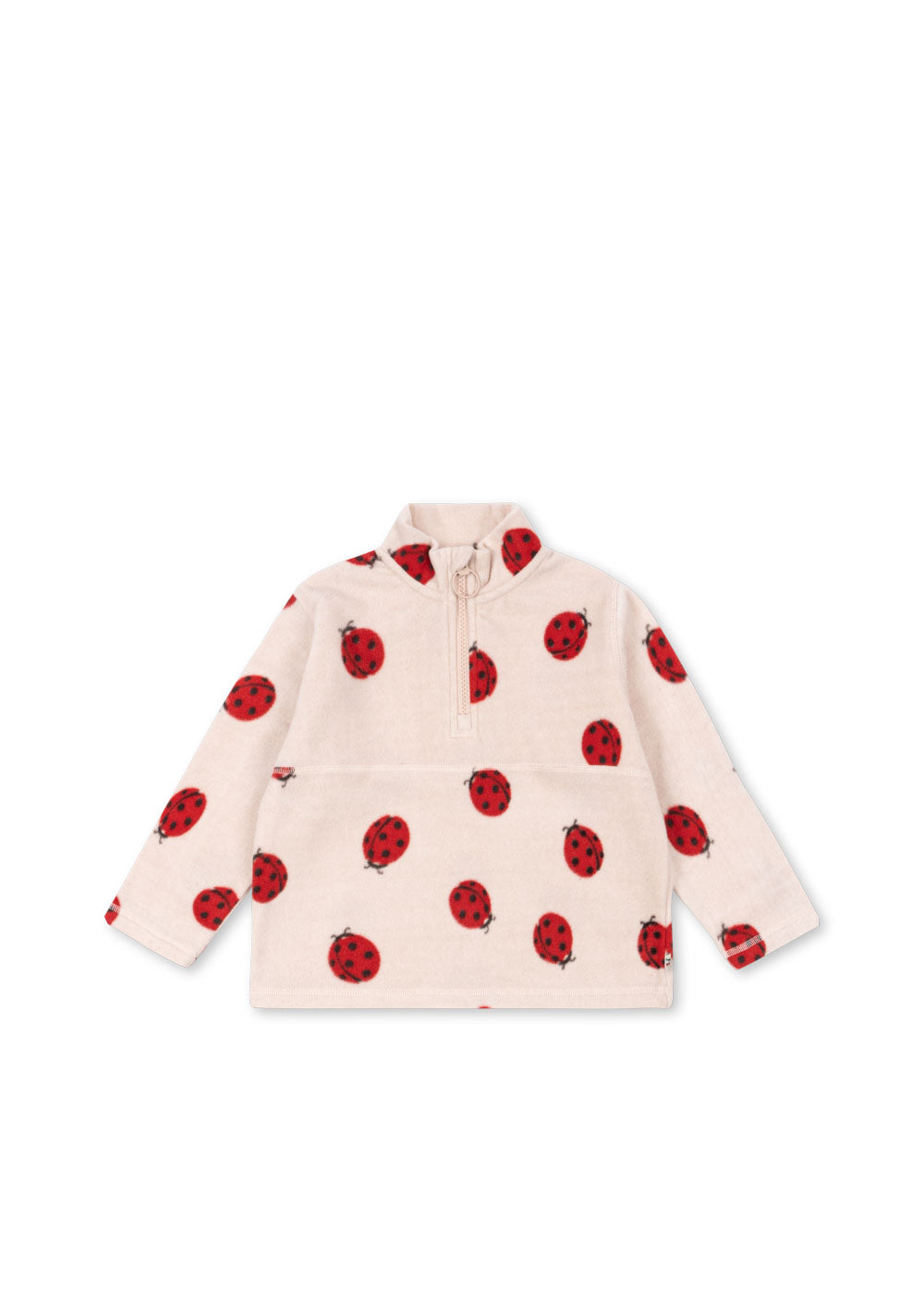 konges sløjd Tavi Fleece Sweatshirt  - ladybug
