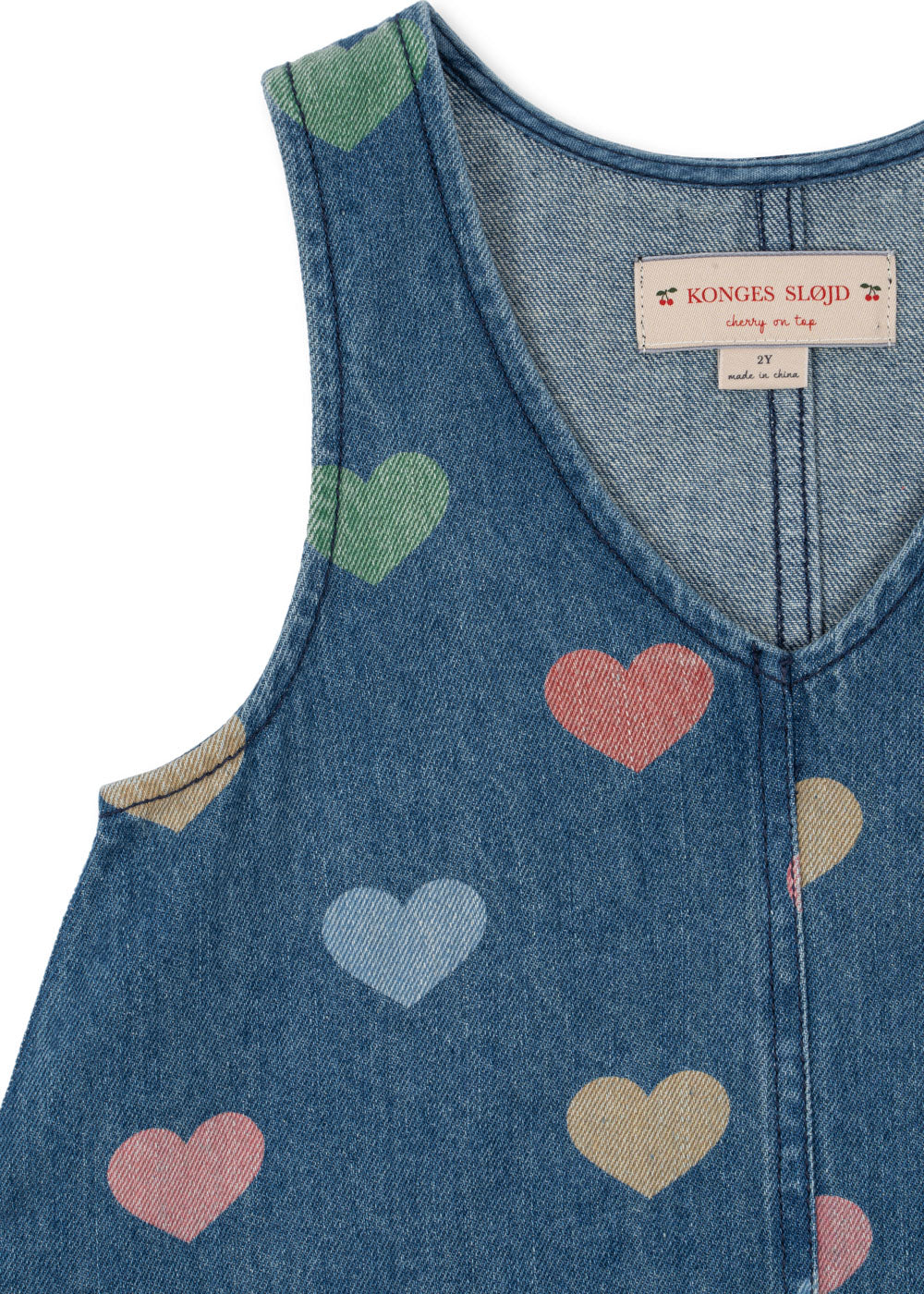 Konges Sløjd Magot Dress – Bon Cœur Coloré | Organic Cotton Kids Dress