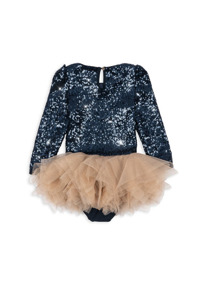 Konges Sløjd Ballerina Glitter Dress – Dark Navy