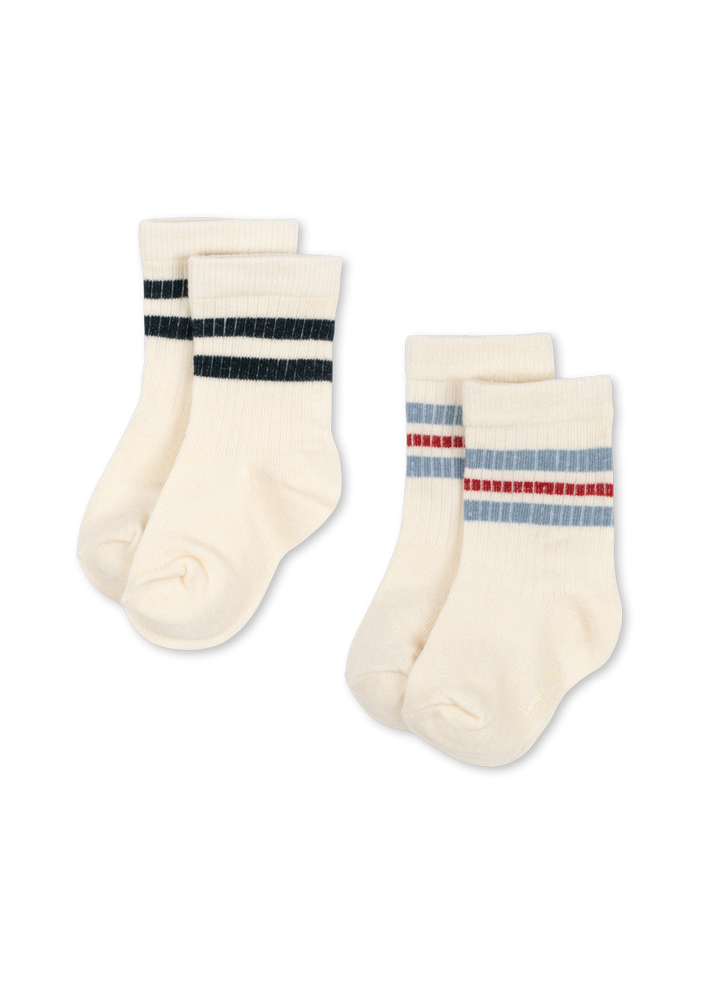 Konges Sløjd 2 Pack Kids Socks - Optic White