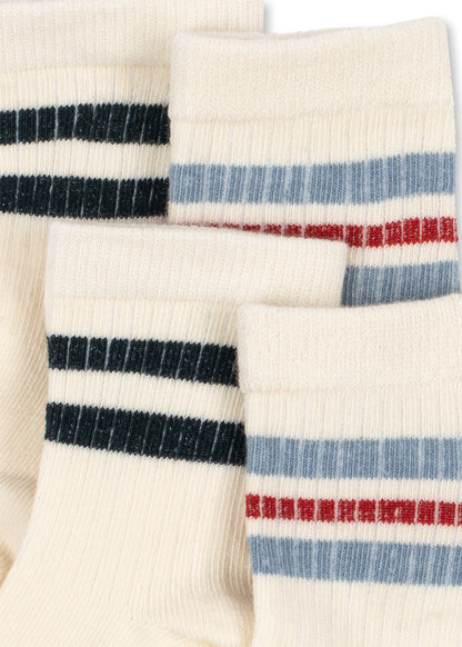 Konges Sløjd 2 Pack Kids Socks - Optic White