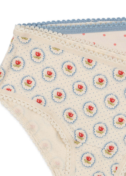 Konges Sløjd 2 Pack Kids Underpants - Pirouette Dot/Mirage