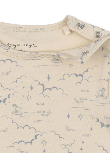 Konges Sløjd Basic Long Sleeve Body - Cielo Marino