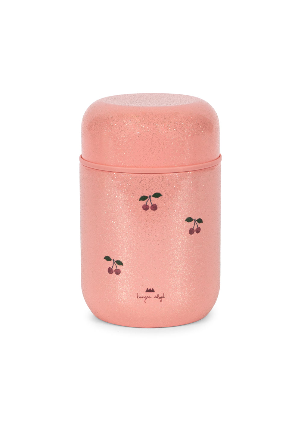Konges Sløjd Glitter Thermo Food Jar – Cherry Glitter