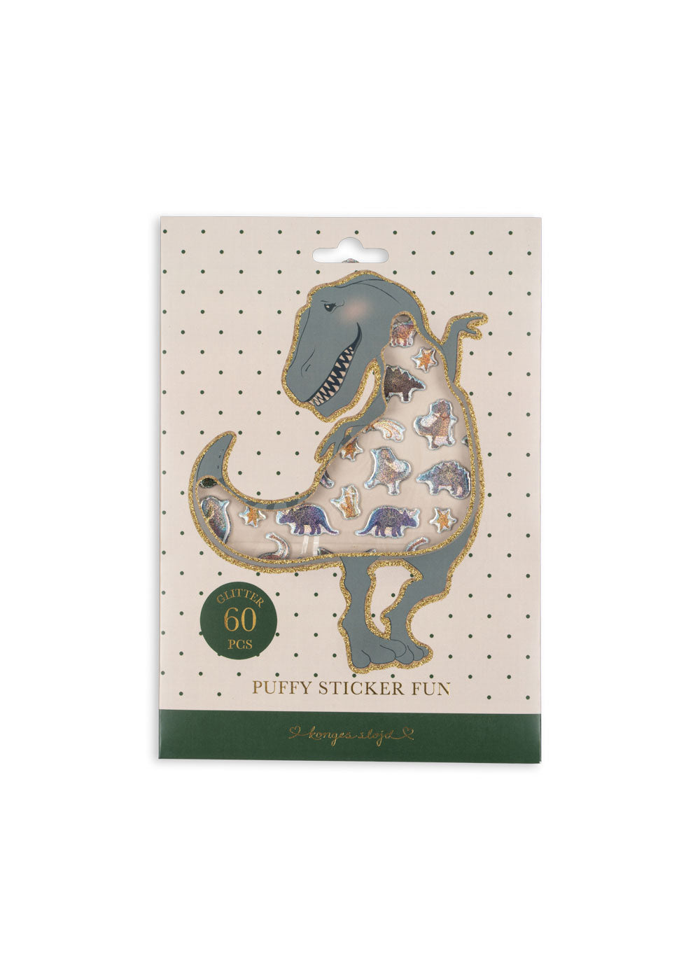 Konges Sløjd Puffy Stickers - Dino
