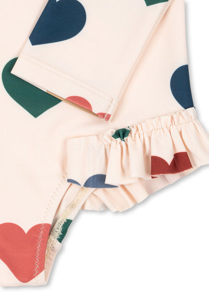 Konges Sløjd Manuca Long Sleeve Swimsuit - Bon Coeur Coloré