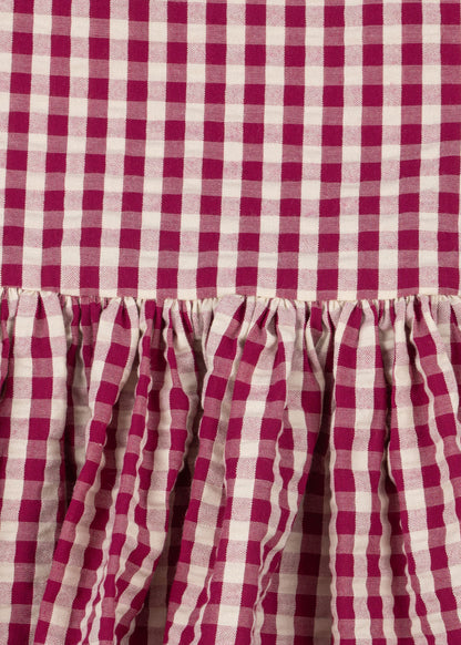 Konges Sløjd ISOTTA DRESS - raspberry check