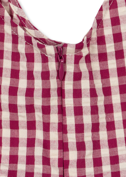 Konges Sløjd ISOTTA DRESS - raspberry check