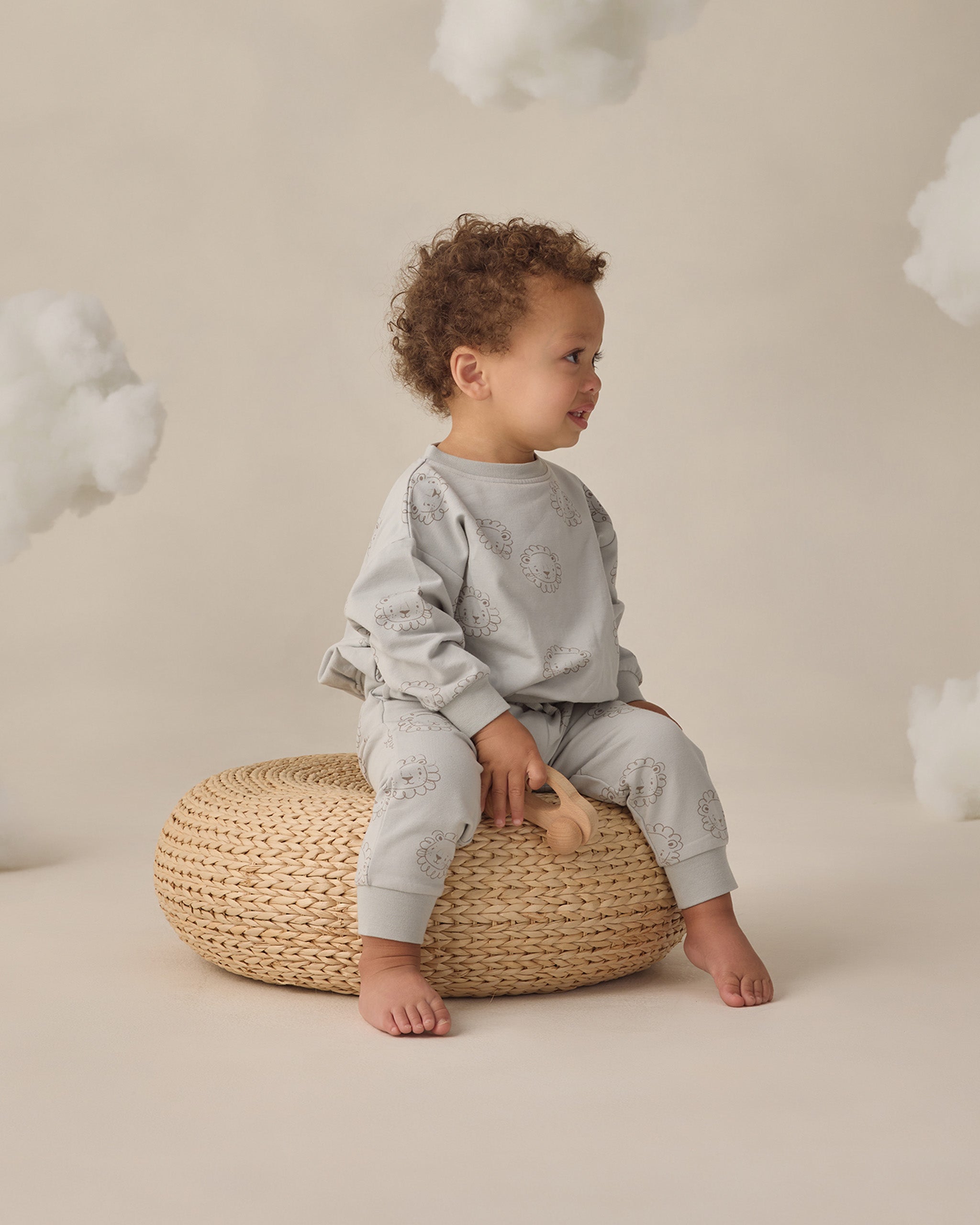 Quincy Mae Relaxed Sweatpants - Lions