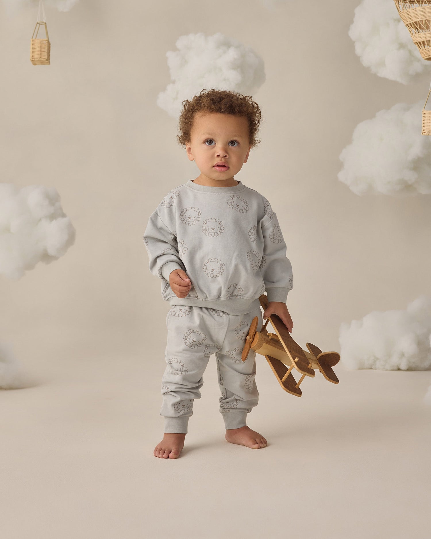 Quincy Mae Relaxed Sweatpants - Lions