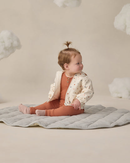 Quincy Mae Rain Coat - Confetti Heart Small