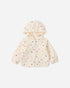 Baby jacket with heart pattern 