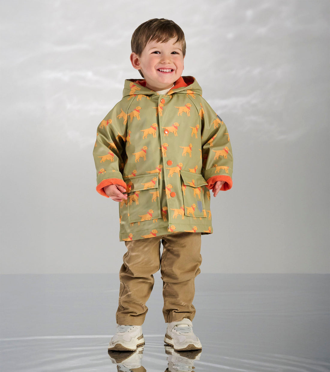 Hatley Baby &amp; Toddler Boys Camping Puppy Button-Up Rain Jacket
