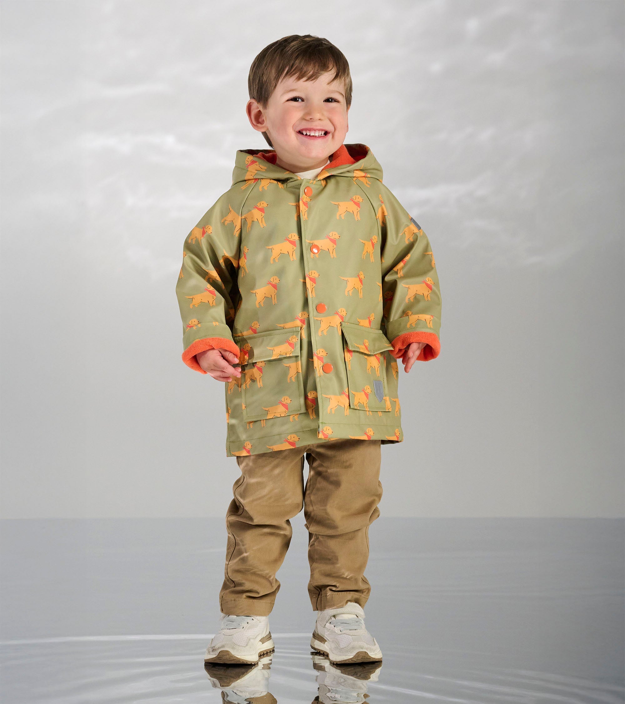 Hatley Baby &amp; Toddler Boys Camping Puppy Button-Up Rain Jacket