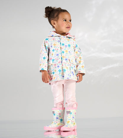Hatley Baby &amp; Toddler Girls Little Garden Chicks Button-Up Rain Jacket