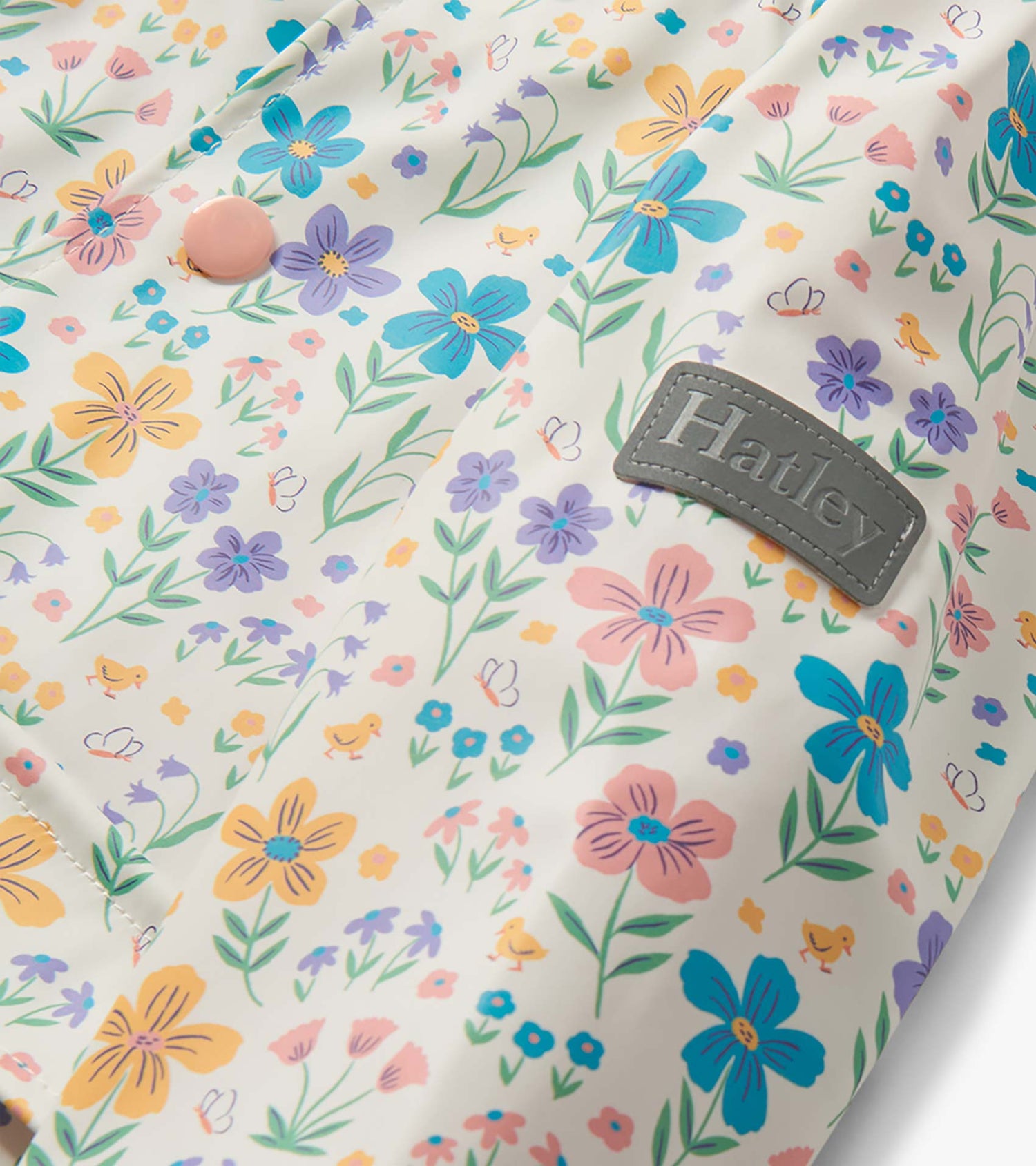 Hatley Baby &amp; Toddler Girls Little Garden Chicks Button-Up Rain Jacket