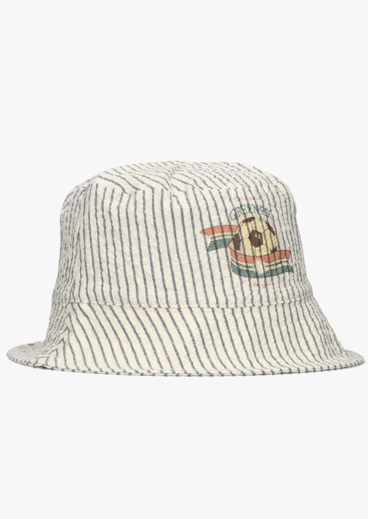 Konges Sløjd Elliot Bucket Hat-Stripe Bluie