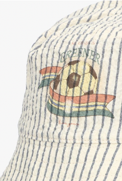 Konges Sløjd Elliot Bucket Hat-Stripe Bluie