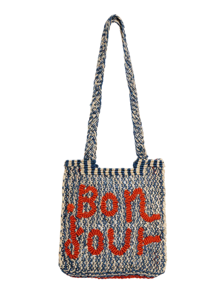 The Jacksons Bonjour Indigo/Natural Spice Cara Jute Bag