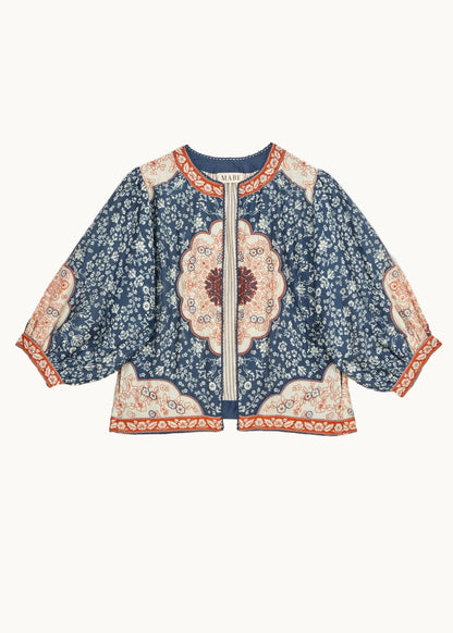 M.A.B.E Ursa Jacket - Indigo/Ecru