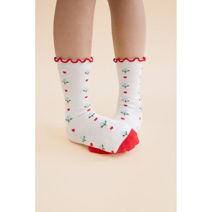 Flöss Vigga Socks 2-pack - Violet Heart