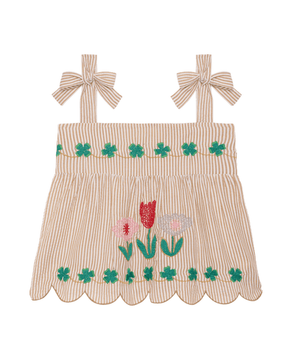 Sisse Edelbo Wenke Top - Sand Stripes