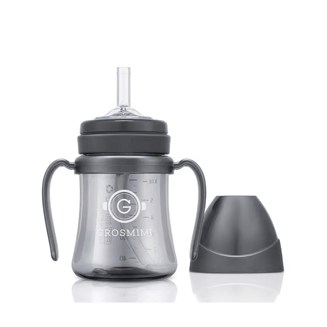onzenna (Grosmimi and Cha&amp;Mom) - Grosmimi PPSU Straw Cup - 6oz (6 Months+): White