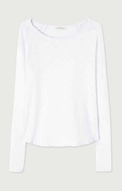 American Vintage Women’s Sonoma Long Sleeve T-Shirt – White American Vintage