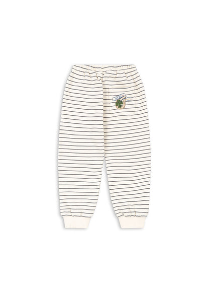 Konges Sløjd AMIO SWEAT PANTS GOTS - ANTIQUE WHITE / OMBRE BLUE Konges Sløjd