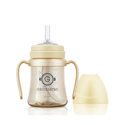 onzenna (Grosmimi and Cha&amp;Mom) - Grosmimi PPSU Straw Cup - 6oz (6 Months+): White
