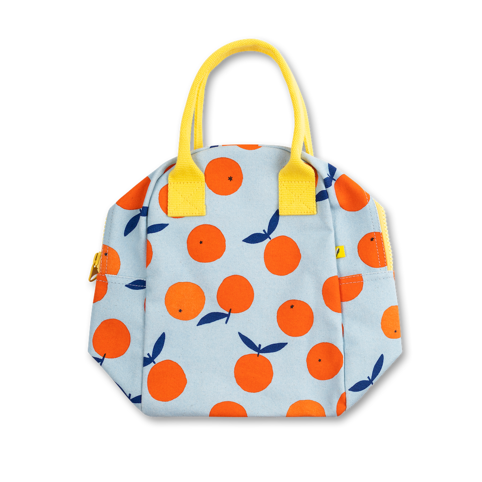 Fluf - Zipper Lunch Bag - Oranges