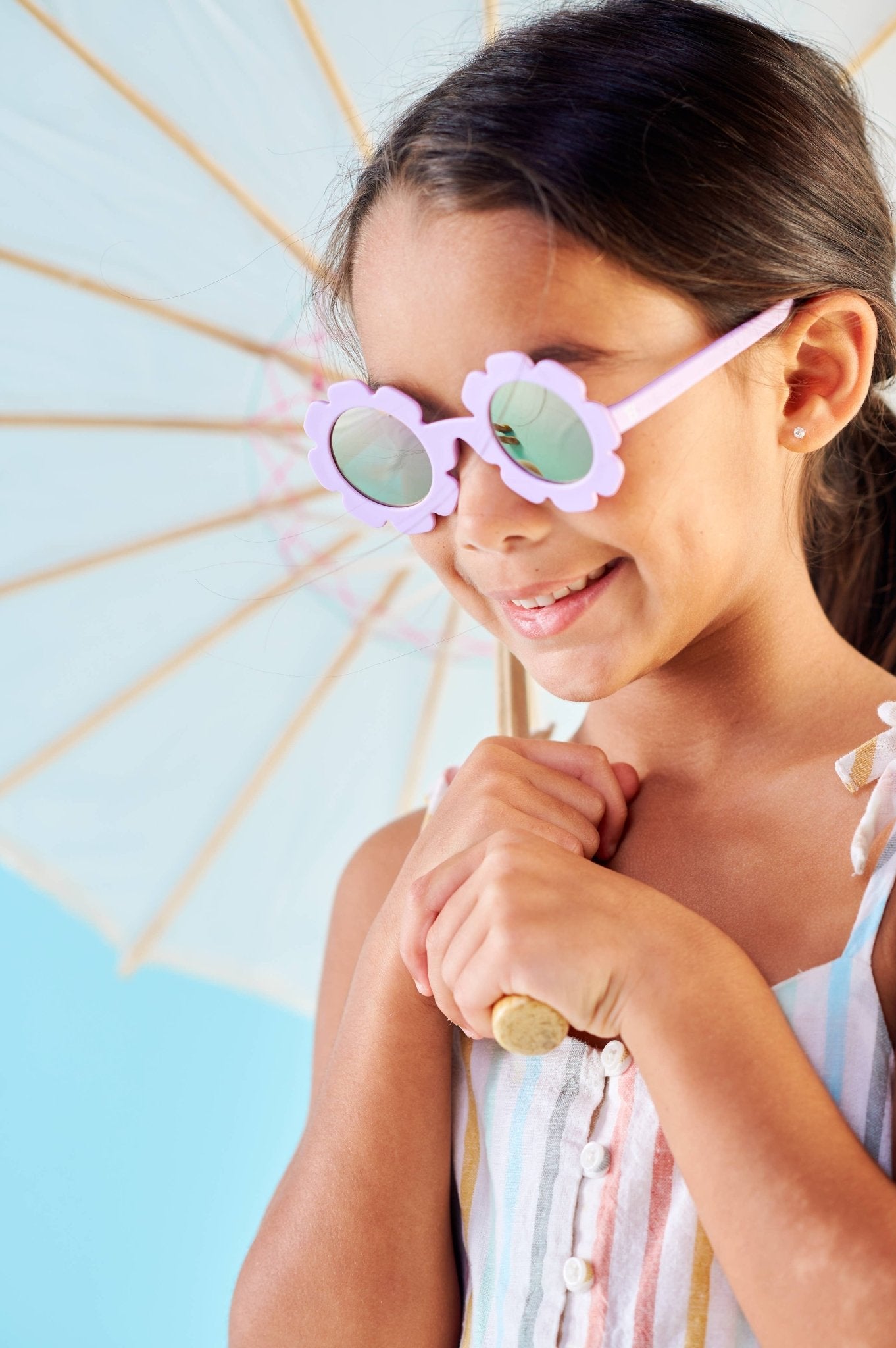 Babiators - Iris Polarized Flower Sunglasses with Mirrored Lens: Ages 0 - 2 Babiators