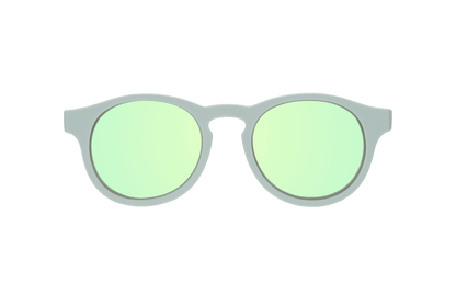 Babiators - Seafoam Blue Polarized Keyhole Sunglasses with Mirrored Lens Babiators