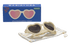 Babiators - Sweet Cream Polarized Heart Sunglasses with Mirrored Lens: Ages 3 - 5 Babiators
