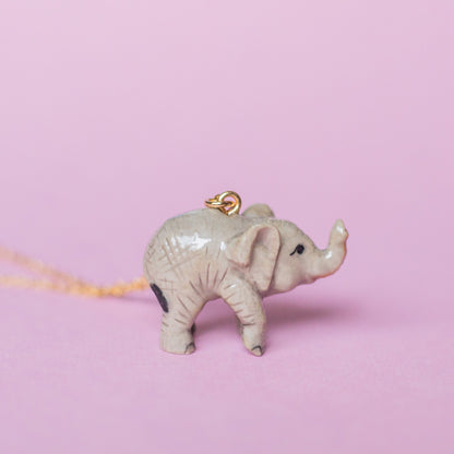 Camp Hollow Baby Elephant Necklace