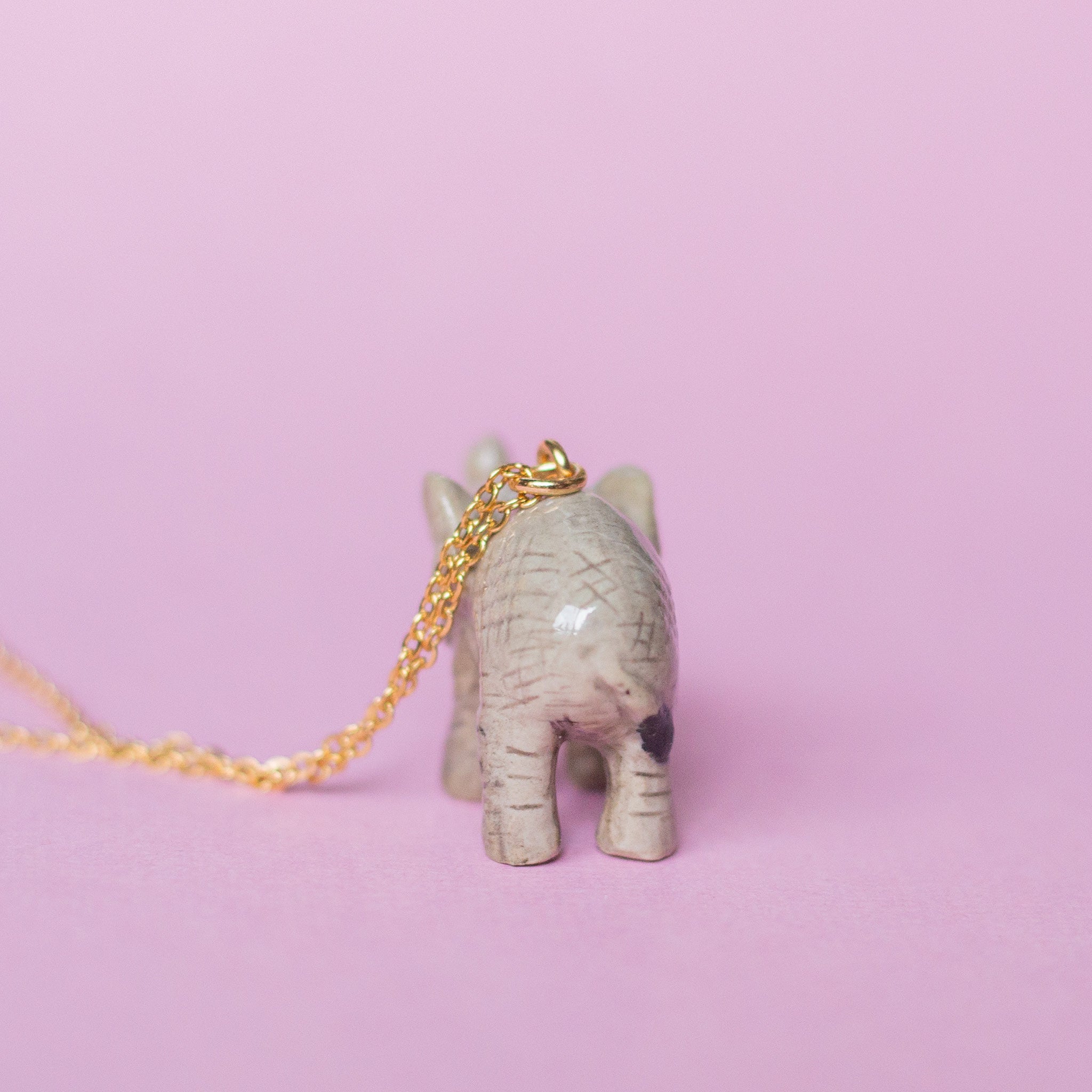 Camp Hollow Baby Elephant Necklace