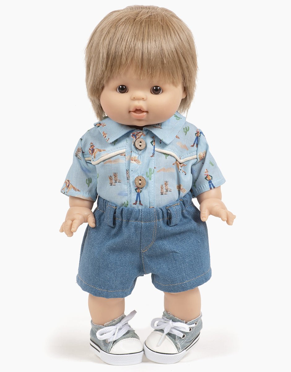 Minikane Baskets Komvers denim - Sneakers Minikane