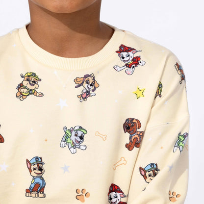 Bellabu Bear - PAW Patrol Classic Bamboo Terry Daywear Kids Crewneck Sweat Bellabu Bear