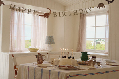 Konges Sløjd BIRTHDAY CANDLES PRINT - LEMON Konges Sløjd