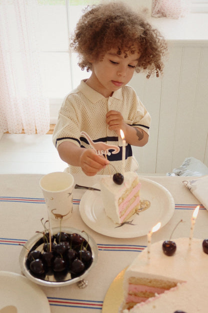 Konges Sløjd BIRTHDAY CANDLES PRINT - LEMON Konges Sløjd