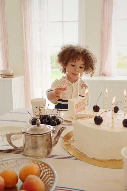 Konges Sløjd BIRTHDAY CANDLES PRINT - LEMON Konges Sløjd