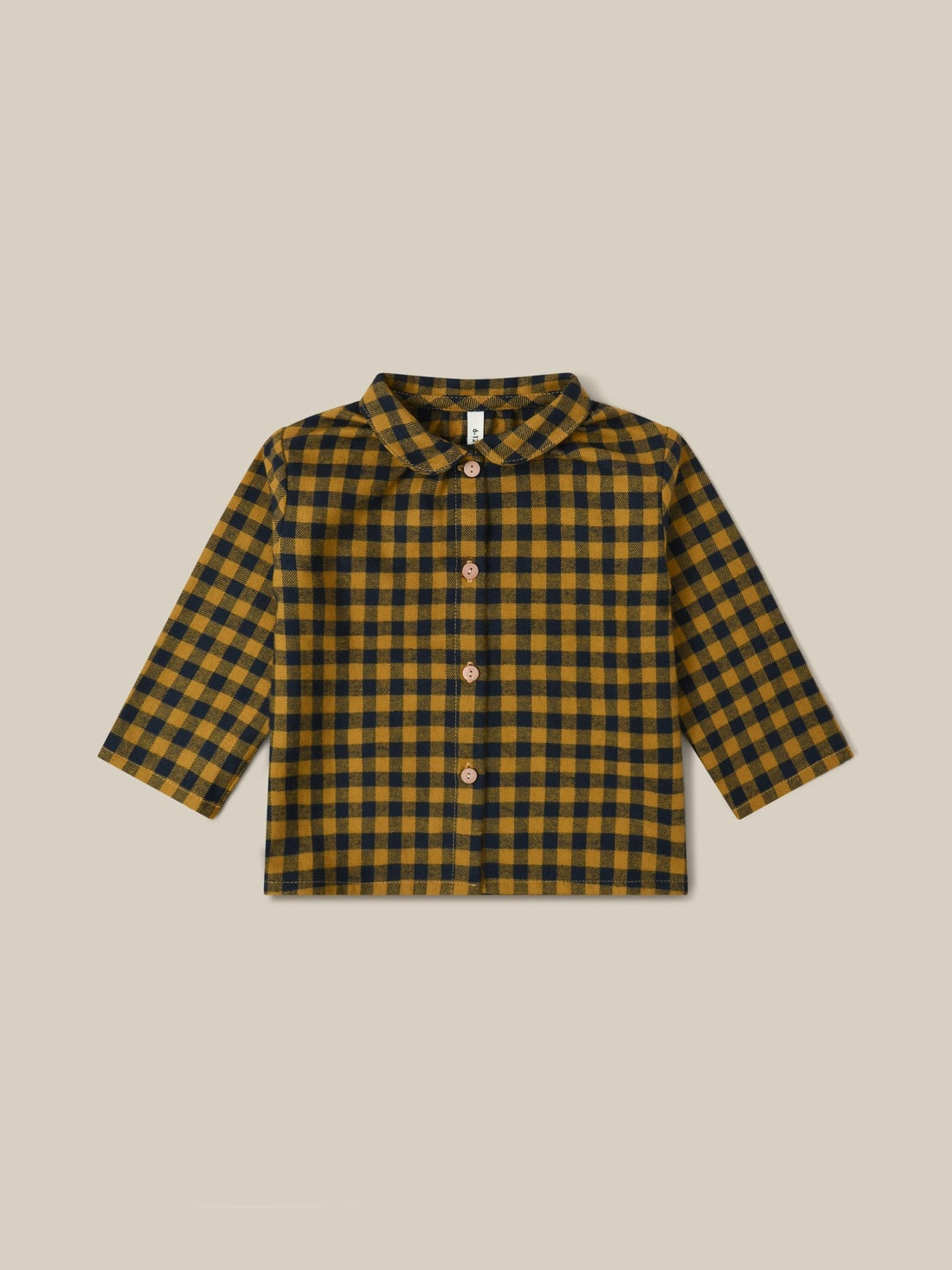 Organic Zoo Blueberry Gingham Shirt Organic Zoo