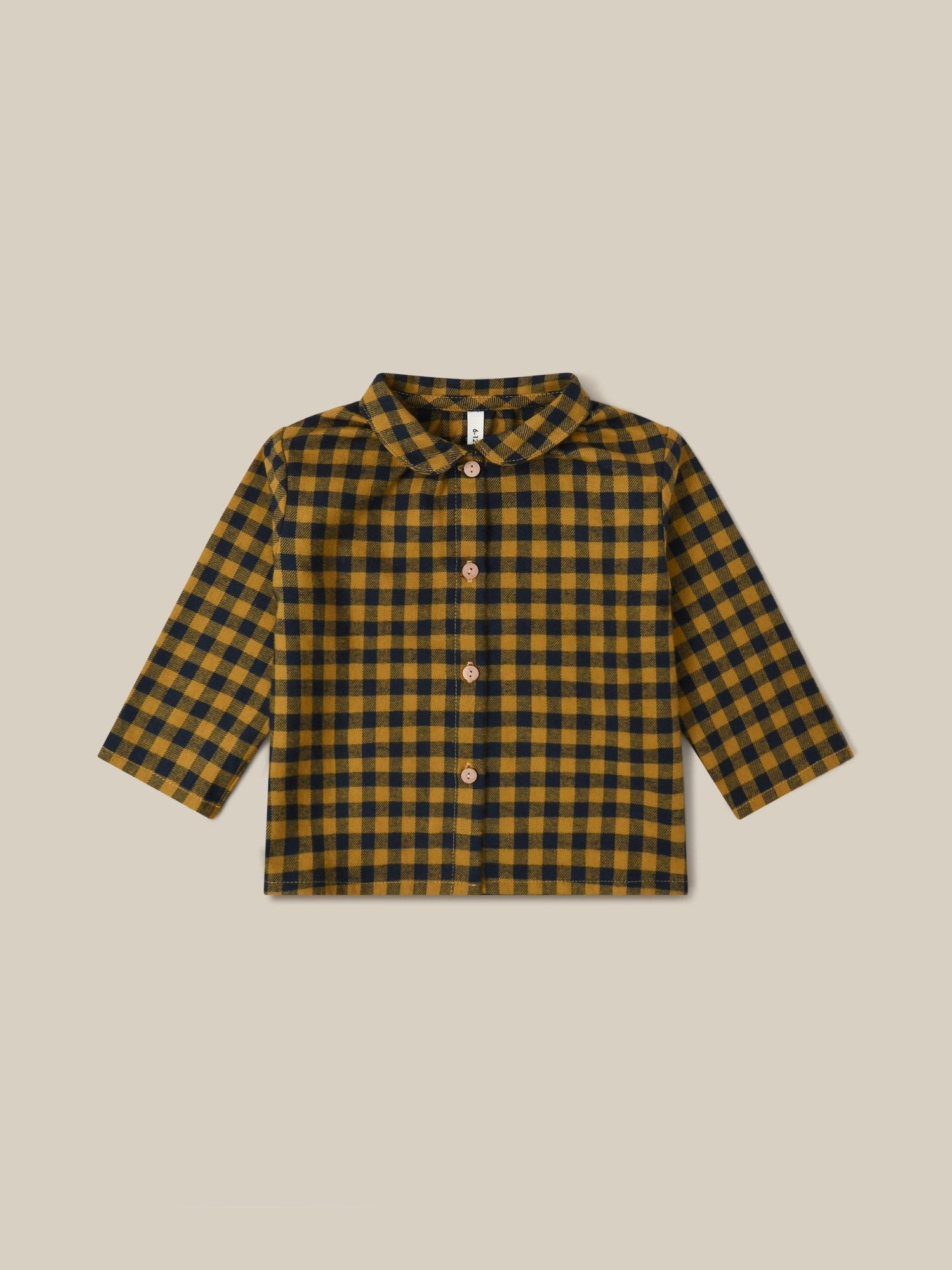 Organic Zoo Blueberry Gingham Shirt Organic Zoo