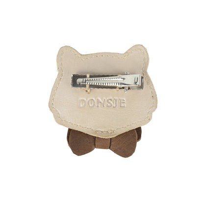 Ceesie Clip | Cat | Powder Metallic Nubuck Donsje