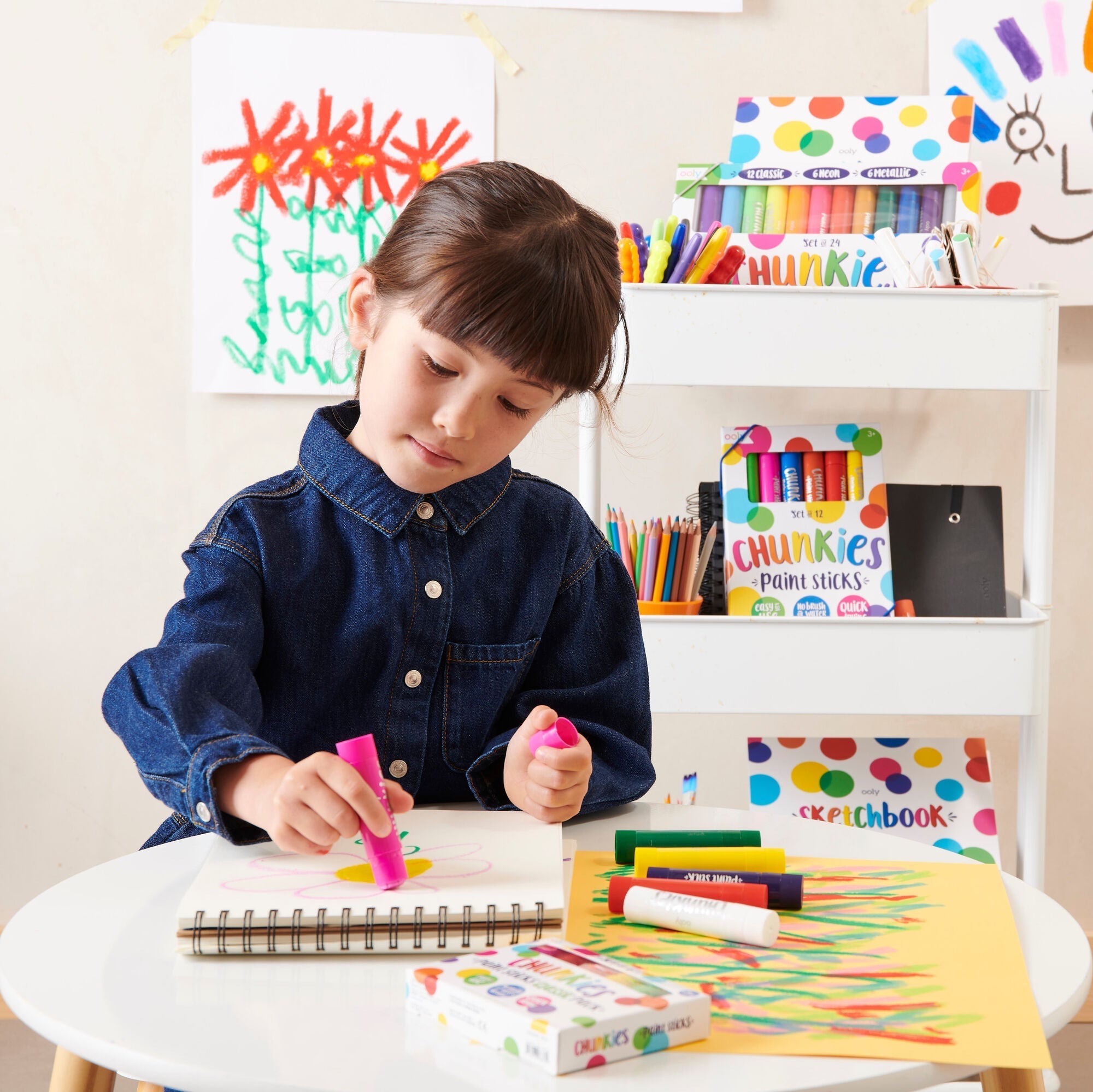 Chunkies Paint Sticks - Classic Pack - Set of 6 OOLY