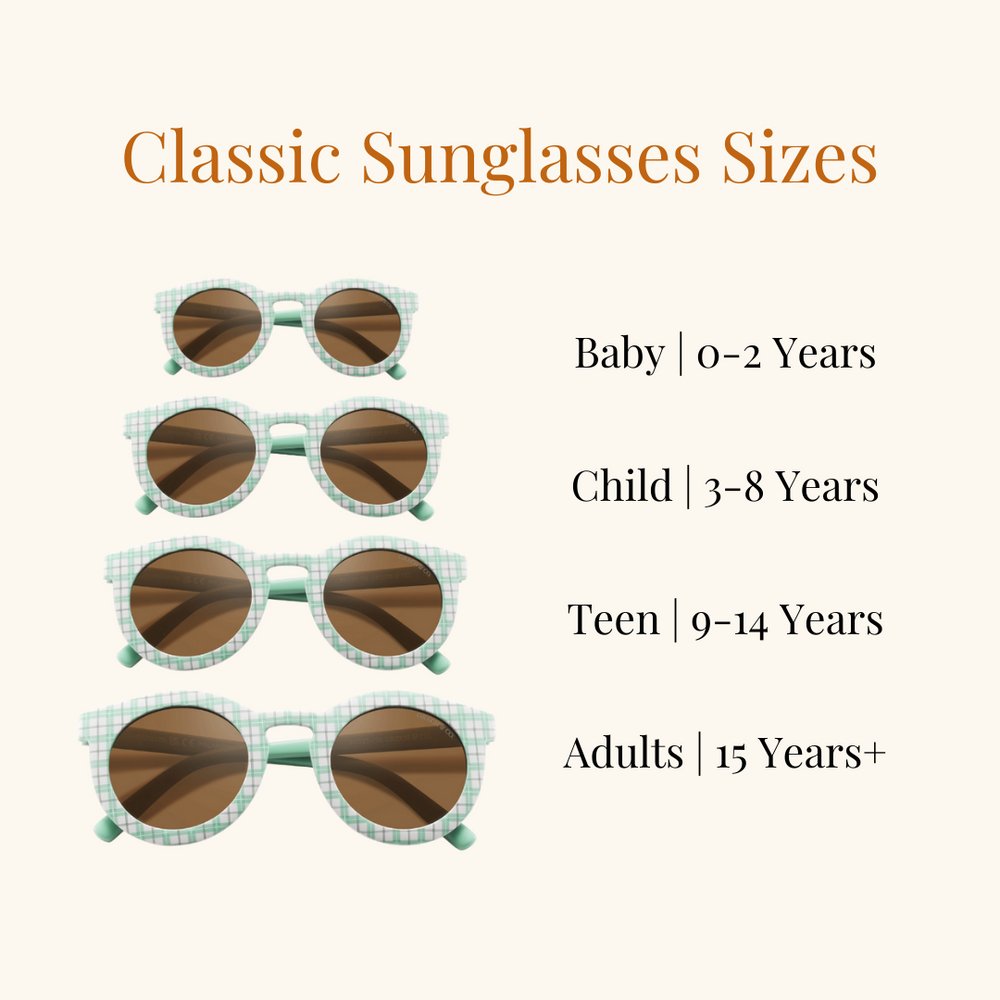 CLASSIC: BENDABLE &amp; POLARIZED SUNGLASSES | FERN PLAID Grech &amp; Co
