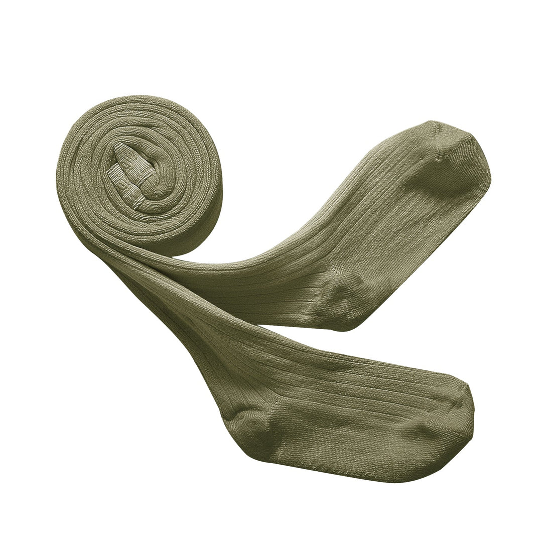 Collegien Louise - Ribbed Tights - Sauge Collégien
