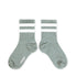 Collegien Nico Ribbed Varsity Crew Socks - Rosewood Collégien